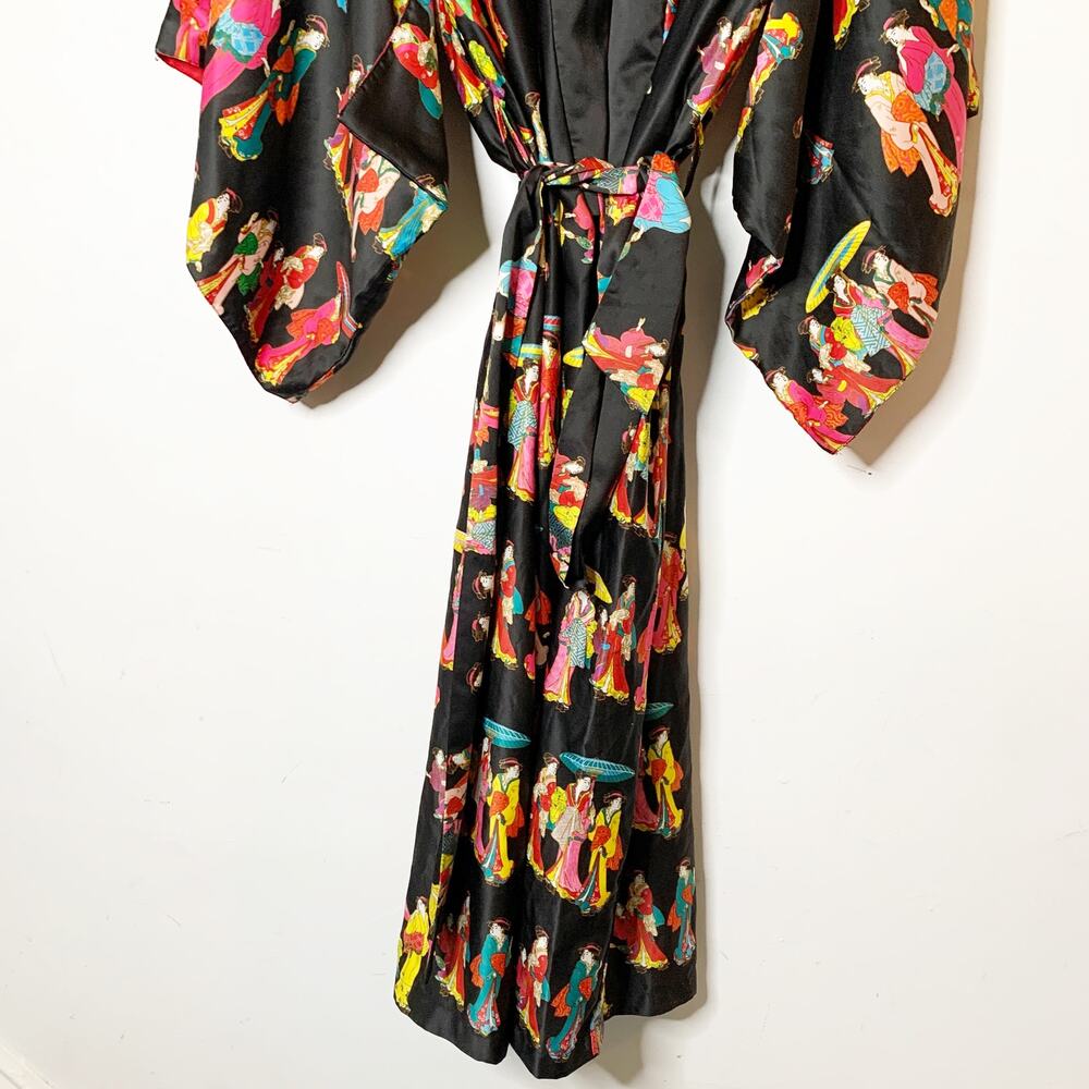 Natori 3/4 Sleeve Self-Tie Belt Robe Size M - Picture 2 of 9